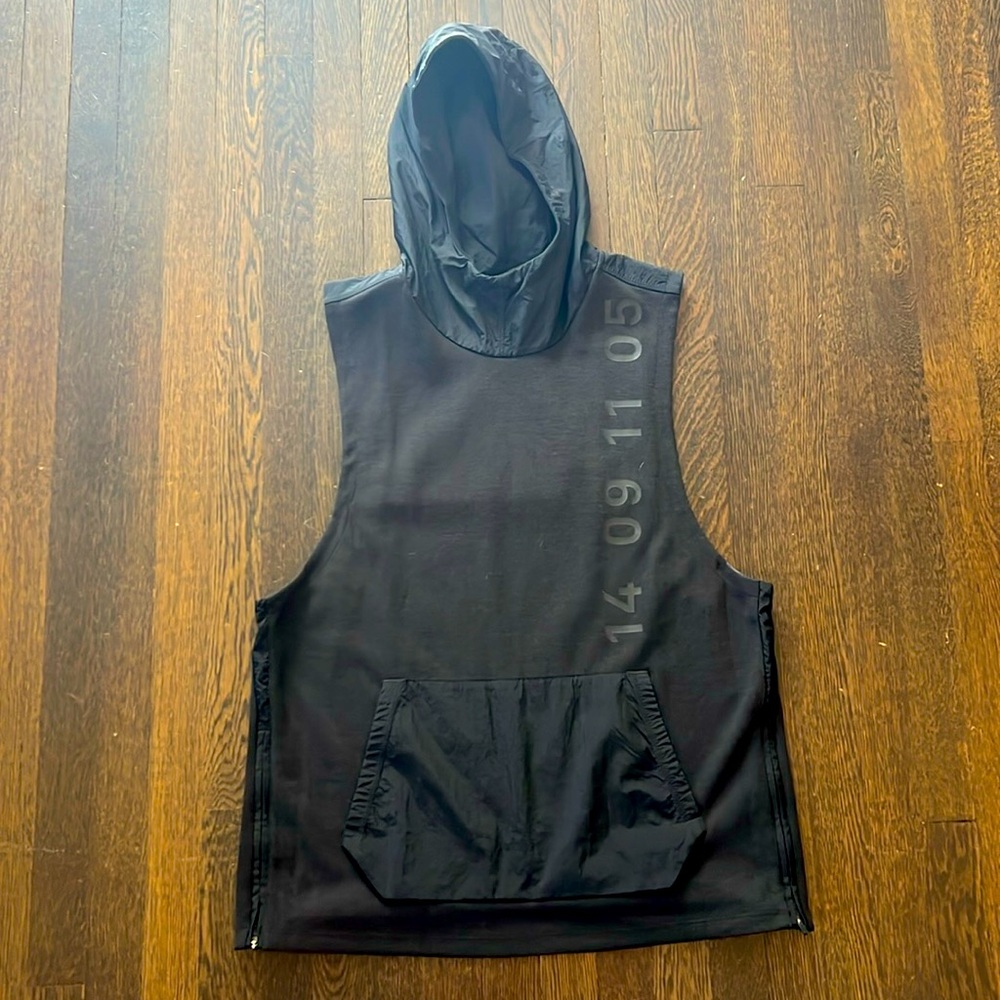 Nike Tech Pack Sleeveless Workout Hoodie Black (BV3296-010) Size Large